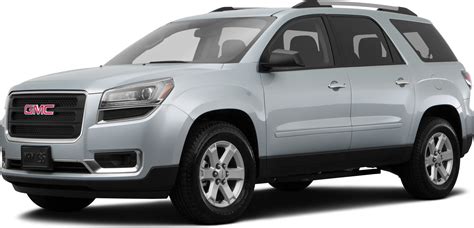 Blue book value 2015 gmc acadia - See pricing for the Used 2011 GMC Acadia SL Sport Utility 4D. ... See Trade-in Value. Print. ... *Estimated payments based on Kelley Blue Book® Fair Purchase Price of $5,471 at 3.19% APR for 60 ...
